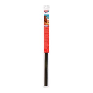 Burlete bajo puerta pvc marrón 37 mm x 1 m