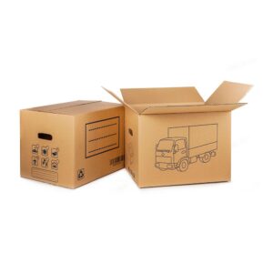 Caja de cartón para mudanza (asa troquelada) 50 x 35 x 35 cm