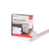 Cinta de gancho y bucle adhesiva blanca 20mm x 25 m