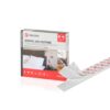 Cinta de gancho y bucle adhesiva blanca 20mm x 5 m