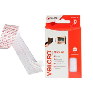 Cinta adhesiva uso general blanco 20mm x 1 m