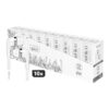 Pack ahorro 10 auriculares bsk con micrófono, blanco