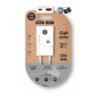Cargador rápido gan 30 w, blanco, conectores: usb-c + usb-a