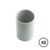Manguito gris ø 16 mm, 5 unidades