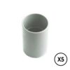 Manguito gris ø 25 mm, 5 unidades