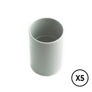 Manguito gris ø 25 mm, 5 unidades