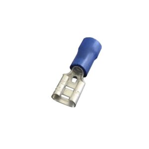 Terminal preaislado hembra 6,3 mm, blister 50 uds