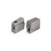 Conector rápido en linea presilla 2 vias, 1 rígido + 1 rígido, semirígido o flexible - ø máximo 2,5 mm², gris