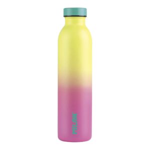 Botella isotérmica de acero inoxidable 304 edición sunset amarilla 591 ml