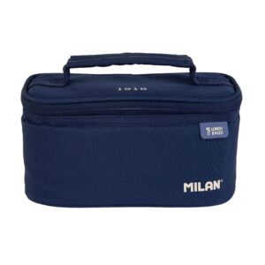 Bolsa isotérmica porta alimentos serie 1918 azul marino con 1 recipiente 1,5 l