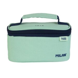 Bolsa isotérmica porta alimentos serie 1918 verde con 1 recipiente 1,5 l