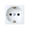 Base enchufe 2p+t schuko serie 27 blanco