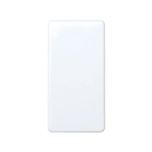 Pulsador estrecho serie 27 blanco