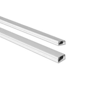 Mini canal adhesiva blanca 2 m 16 x 16 mm (precio por metro)