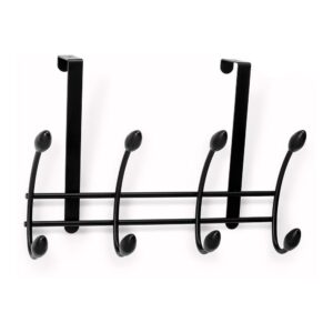 Colgador sobrepuerta negro (blister), 208 x 306 x 109 mm