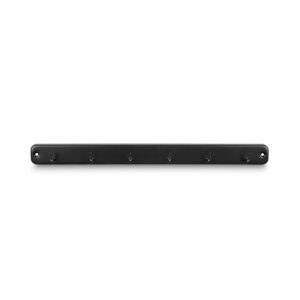 Colgador cocina 6 ganchos negro mate 3086-3 inofix