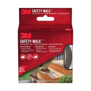 Cinta antideslizante para exterior negra 50 mm x 4,5 m