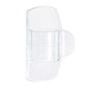 Command clips redondos para cables, tranparentes, 19 x 32 x 13 mm, 4 uds + 5 tiras, 17017clr