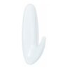 Command gancho de diseño para baño, grande, 1 ud + 2 tiras, carga máx 2,2 kg