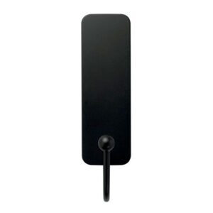 Command gancho mediano, negro mate, 25 x 35 x 95 mm, 1 ud + 2 tiras, máx 1,3 kg