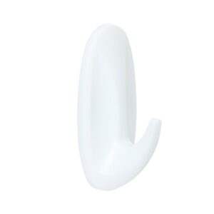 Command gancho de diseño pequeño, blanco, 2 uds + 4 tiras, max 450 gr