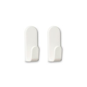 Colgador adhesivo taga blanco, 2 uds