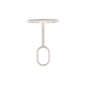 Soporte armario central ovalado blanco (1 ud) cintacor - storplanet