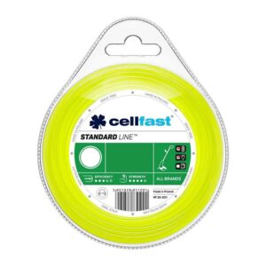 Hilo para desbrozadora estándar, redondo, ø2,4 mm, dispensador 15 m