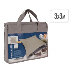 Toldo vela cuadrado taupe 3 x 3 m
