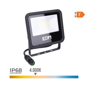 Foco proyector led 30 w 2370 lm 4000 k luz día, black series - 15,8 x 13,5 x 2,9 cm