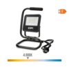 Foco proyector led con pie 30 w, 2370 lm, 4000 k, luz día, black series - 22 x 21 x 32 cm