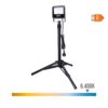 Foco proyector led con trípode 30 w, 2370 lm, 6400 k, luz fría, black series