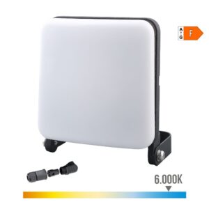 Foco proyector led frameless 20 w 1560 lm 6000 k luz fria 11 x 10,5 cm