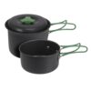 Cacerolas de aluminio anodizado ø13 x 9 cm /ø12 x 6 cm