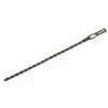 Ataduras reutilizables y ajustables, color verde, 17 cm, 40 uds