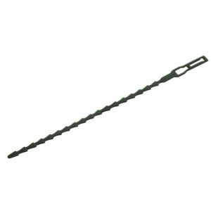 Ataduras reutilizables y ajustables, color verde, 17 cm, 40 uds