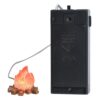 Fuego para belen led 2xaa 3x3x3cm