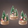 Figura decorativa motivos navideños con led, modelos surtidos, ø8 x 12 cm