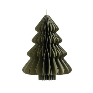 Árbol de papel verde ø30 x 40 cm