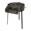 Barbacoa redonda con soporte para paella ø60cm imex el zorro