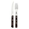 Juego para asado fsc polywood castaño 12 piezas