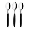 Cucharas para té ipanema negro 13,9 cm 3 uds
