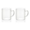 Tazas de vidrio 300 ml ø7,5 x 8,5 cm, 2 uds
