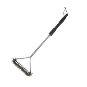 Cepillo para barbacoas metalico con mango 16,3 x 54,5 cm
