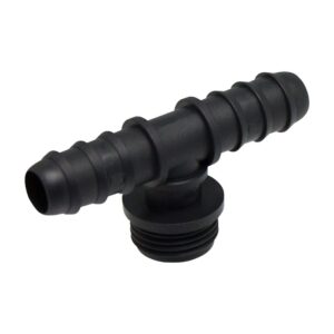 Derivación en t mixta para tubos ø16 mm a rosca ½ pulg, 3 uds