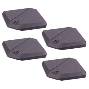 Set base rellenable para parasol, antracita, 490 x 490 x 87 mm