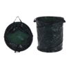 Saco de jardín verde con muelle 85 l - ø45 x 55 cm