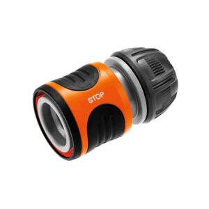 Conector rápido de manguera stop agua ½ pulg - 5/8 pulg, blister