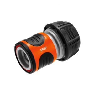 Conector rápido de manguera stop agua ¾ pulg, blister