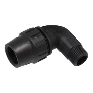 Codo rosca macho ½ pulg
